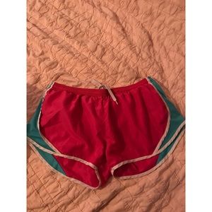 Pink and Blue Soffe Shorts - XL